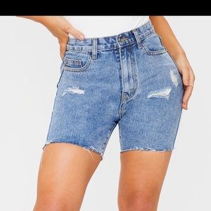 VINTAGE WASH DENIM SHORTS